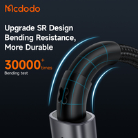 Kabel Data Pengisian Daya USB Tipe C Mcdodo 313 Hot Inquiry, Kabel USB Nylon Metal 3A 60W 36W untuk Android, iOS, Laptop, dan Ponsel