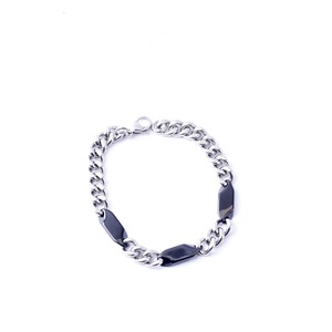 <span class=keywords><strong>Bracelet</strong></span> à maillons en diamant en acier inoxydable, vente en gros d'usine, bijoux de mode minimalistes en acier titane résistant au ternissement - Product Image 2