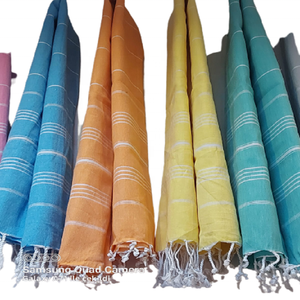 Toallas de playa Hamam Peshtemal de algodón suave y absorbente Uso diario Toallas de natación para el hogar con función antimicrobiana - Product Image 2