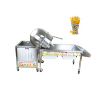 Machine à pop-corn de maïs de bouilloire de caramel commerciale d'acier inoxydable à vendre/machine industrielle de fabricant de pop-corn