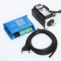 425oz. Dalam 3N.m Nema 24 Motor Servo hibrida Motor Stepper Loop tertutup dengan Encoder Driver 1000PPR