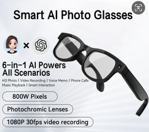 แว่นตาอัจฉริยะ AIMB-G2 พร้อมกล้อง 8MP สำหรับการโทรผ่านบลูทูธ รองรับการแปลภาษาด้วย AI บันทึกวิดีโอความละเอียด 1080P - Product Image 3