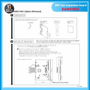Carte d'extension Daikin DIII-NET DAM411B51, module d'interface BACnet, permet la connexion de jusqu'à 128 unités intérieures, carte de contrôle VRV VRF HVAC. - Product Image 4