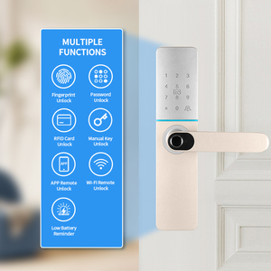 Oyo Dễ dàng cài đặt Khóa Thông Minh Chống Trộm xử lý mã pin phòng chốt cửa trước khóa với mã vân tay và chìa khóa - Product Image 3