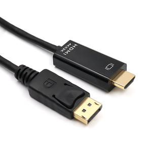 Adaptador de alta calidad 4K 60Hz 1080P DP a HDMI macho a macho Cable para HDTV Monitor proyector Audio PVC chaqueta 1m de longitud - Product Image 3