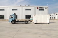 Produits innovants exclusifs Mini 4*2 19cbm Container Détachable Body Trucks Electric Dry Van Cargo Truck