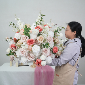 Wholesale Customization Silk <b>Artificial</b> Flower Balls Table Centerpieces flower Ball Wedding Flower Decor - Product Image 3