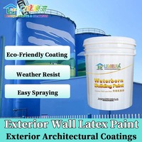 Peinture murale extérieure haute performance au latex avec résistance aux acides et aux alcalis et anti-grattage de Limeijia pour usines, livraison rapide