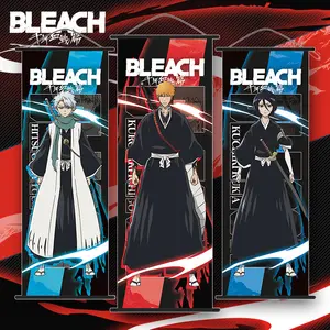 10 tasarımlar duvar dekor Anime Bleach asılı kaydırma afiş asılı kaydırma anime Manga çamaşır suyu kaydırma hediye