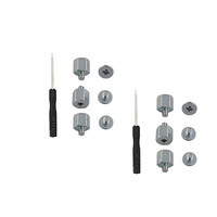 Kit universel de vis de montage et entretoises pour SSD M.2, pour ordinateur de bureau, ordinateur portable, carte mère NVMe NGFF, 10 ensembles
