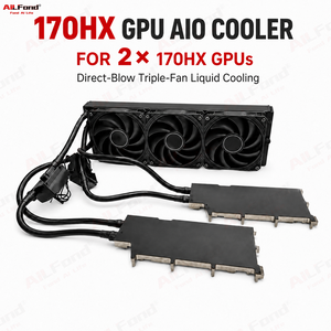 Kit de refrigeración por agua 1 a 2 para 170hx 8GB V100 A100 H100 A4000 4000ADA 5880ADA A5000 A6000 L20 L40 L40S A40 RTX 4090/5090 - Product Image 1