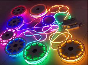 ไฟนีออน LED แบบม้วนขายส่ง ขนาด 5 เมตร 50 เมตร แพ็คเกจแบบโค้งงอได้ ทำจากซิลิโคน สำหรับตกแต่งกรอบกล่องไฟ - Product Image 3