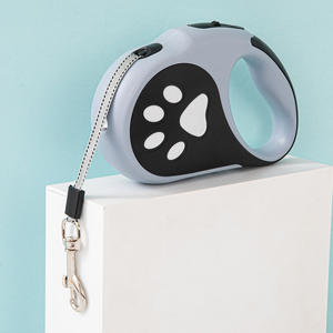 Correa de Tracción para Perros con Luces <span class=keywords><strong>LED</strong></span>, Retráctil Automática, Portátil, para Paseos Nocturnos, Material ABS - Product Image 4