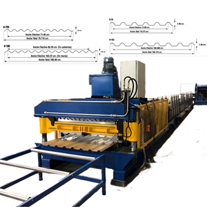 <span class=keywords><strong>Machine</strong></span> à fabriquer des tuiles de toit R72 R101 O100 O725 en vente au Mexique, <span class=keywords><strong>machine</strong></span> à former des tôles de toit ondulées trapézoïdales à double couche - Product Image 1