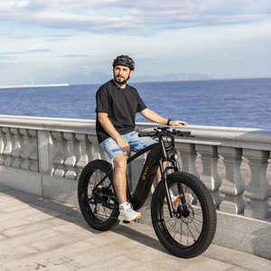 Meilleur vélo de route 26 pouces 750W 48V avec fourche en aluminium, nouvelle tendance, vélo électrique à pneus larges pour adultes, Mountain King750, vélo de route King750 - Product Image 4