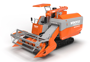 Moissonneuse-batteuse à chenilles pour la récolte du riz, puissance de tracteur 100-150 CV, garantie 3 ans, moteur de boîte de vitesses noir d'origine - Product Image 5