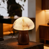 Lampe de table en marbre, lampe de chevet rechargeable moderne décorative à intensité variable au toucher pour la décoration de la maison, chambre à coucher, rechargeable