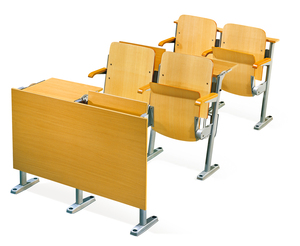 Silla de escritorio de salón de conferencias de diseño moderno, mesa de aula plegable económica para University College Academy - Product Image 3