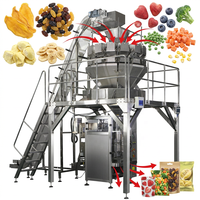 Automatische verse bladgroente salade weeg- en verpakkingsmachine verticale verpakkingsmachine diepvriesgroenten