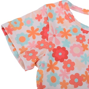 BD1 Set due pezzi camicia a maniche corte e <span class=keywords><strong>pantaloncini</strong></span> per le ragazze comodo abbigliamento estivo per bambini - Product Image 2