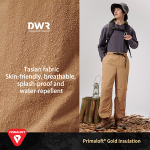 Mountain Series PELLIOT Primaloft Gold Label P <span class=keywords><strong>Pantalones</strong></span> de algodón <span class=keywords><strong>Invierno</strong></span> al aire libre Primaloft Aislamiento 40g <span class=keywords><strong>Pantalones</strong></span> de algodón unisex Senderismo - Product Image 3