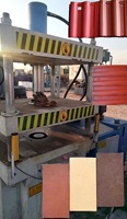 Machine de moulage par pressage à chaud de brique en plastique deuxième téléphone portable 50 tonnes-80 tonnes formage à chaud hydraulique à quatre colonnes