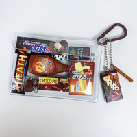 Sac de rangement transparent pour boîte mystère, étui de présentation Pop Mart en PVC, mini porte-monnaie, sac de présentation pour badges