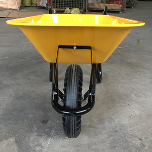 <span class=keywords><strong>Brouette</strong></span> de <span class=keywords><strong>chantier</strong></span> WB6414T W, adaptée à l'Europe, avec bac en acier galvanisé à chaud entièrement massif, pour usage en jardinage, en métal, Slovaque, Tchèque - Product Image 5