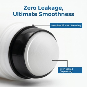 Envases Vacíos para <span class=keywords><strong>Desodorante</strong></span> Roll-on, Contenedores <span class=keywords><strong>de</strong></span> Plástico con Bola Rodante para Aceites Esenciales, Empaquetado Cosmético con Logotipo Personalizado al por Mayor - Product Image 2