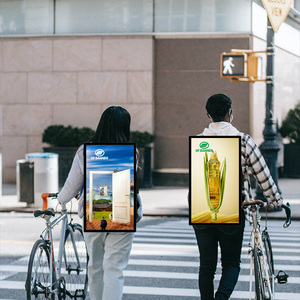 Ngoài trời HD LCD 21.5 inch 32inch màn hình quảng cáo kỹ thuật số quảng cáo Wifi LCD màn hình kỹ thuật số Ba lô cho quảng cáo - Product Image 2