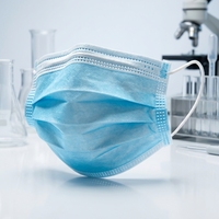Masque chirurgical médical jetable de qualité supérieure, 3 plis, niveau 2 ASTM