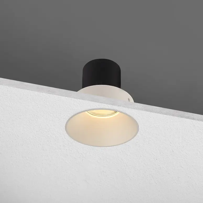 Aisilan מודרני עיצוב עגול LED שקוע LED Downlight צר גבול 9W שקוע LED Downlight ספוט תאורה