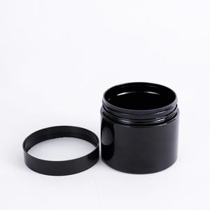 <b>Food</b> Grade Round Black Plastic PET Storage <b>Jars</b> 100g 200g 150g 200g 250g 500g Empty <b>Food</b> Container with Lid for <b>Food</b> Storage - Product Image 4