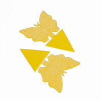 Vliegenvanger met kleeflaag voor fruitvliegen, binnen, insecten, kleefplaat, sticker