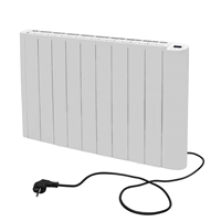 Excelente convector de inercia térmica de resistencia cerámica Programación diaria y semanal Calentador de habitación de panel de aluminio de fundición a presión