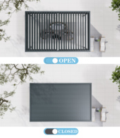 Pergola motorisée en aluminium avec toit à lames orientables