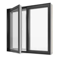 AS2047 Toma Swing Ramen Thermische Onderbreking Aluminium Villa Thuis Handleiding Aluminium Luifel Venster Aluminium Glas Windows