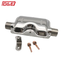 Silencieux d'échappement en acier inoxydable pour système de chauffage au gaz Webasto, marque CNDE, garantie 1 an, 16,5 cm/6,5'' X