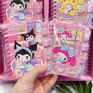 Neues Cartoon 24-teiliges Niedliches Melody Anime Spiralblock-Set für Mädchen und Kinder Mini A6 Schul-Schreibwaren Zeichen- und Schreib-Tagebücher Notizblöcke - Product Image 4