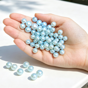 Perlas Sueltas <span class=keywords><strong>de</strong></span> Agua Dulce Naturales <span class=keywords><strong>de</strong></span> Alto Brillo Muses Jewels, Perlas Redondas a Granel para Hacer Joyas <span class=keywords><strong>de</strong></span> Boda, Collares y Pendientes - Product Image 3