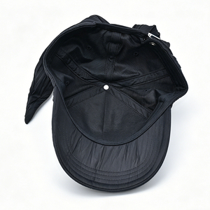 Your Brand <b>Black</b> for Ear Bow <b>Baseball</b> <b>Cap</b> Fashionable Soft Polyester/Cotton Pleated Satin with Long Tail Ribbon for Unisex - Product Image 5