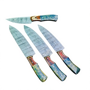 THEWIZ CRAFTS Hand Forged Carbon Steel Chef <b>Knives</b> Japanese Style Wood Handle 6-7.9in Blade Ambidextrous Dishwasher <b>Safe</b> - Product Image 2
