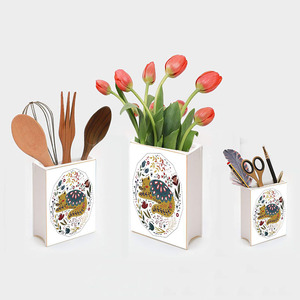 Jarrón de Cerámica con Diseño de Dibujos Animados Estilo Europeo y Americano, Decoración Creativa para Mesa, Regalo Original, Ideas de Decoración para el Hogar - Product Image 4