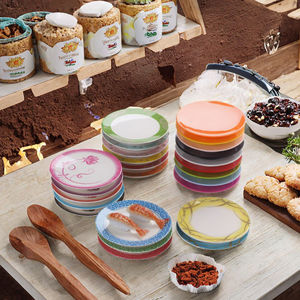 Platos de Melamina Coloridos Japoneses de 6 Pulgadas, Diseño Clásico, Plato Giratorio para Servir <span class=keywords><strong>Sushi</strong></span>, Cinta Transportadora de Plástico, Vajilla para Fiestas - Product Image 3