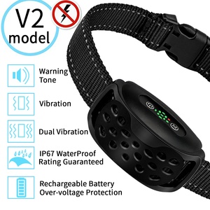 <span class=keywords><strong>Collier</strong></span> <span class=keywords><strong>anti</strong></span>-<span class=keywords><strong>aboiement</strong></span> rechargeable pour <span class=keywords><strong>chien</strong></span> avec vibration et bip, dispositif d'entraînement pour arrêter les aboiements du <span class=keywords><strong>chien</strong></span> - Product Image 3