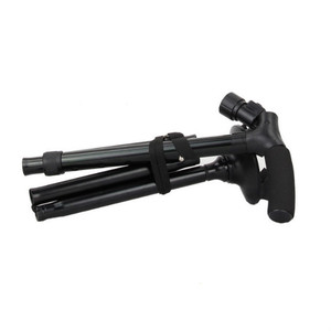 Bâton de marche en alliage d'aluminium, hauteur réglable de 83 à 93 cm, antidérapant, pour personnes âgées, support de randonnée - Product Image 2