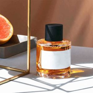 豪华圆柱香水瓶 50 毫升 重底玻璃香水瓶 50 毫升 空玻璃香水喷雾瓶 带木盖 - Product Image 5