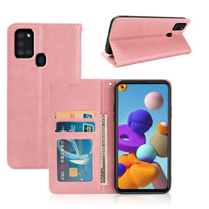 Classique Portefeuille En Cuir Mobile Téléphone Cas Sac Pour <span class=keywords><strong>Samsung</strong></span> Galaxy S20 S21 FE S22 S23 Plus S24 Ultra Magnétique Flip Cover - Product Image 6
