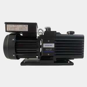 ปั๊ม ULVAC GLD-N137 ระบบระบายอากาศแบบหมุน 2 ระดับ ป้องกันการไหลย้อนกลับ พร้อมมอเตอร์ 4p หน้าแปลน KF25 - Product Image 3