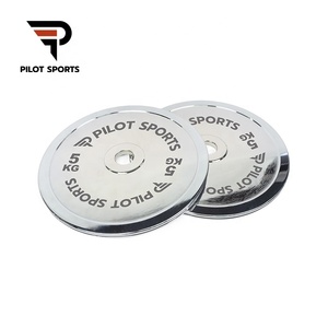 Pilot Sports-mancuerna de disco <span class=keywords><strong>Powerlifting</strong></span> calibrada, placas de peso de acero, venta al por mayor - Product Image 1